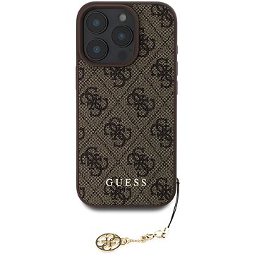 

Guess 4G Charm Zadní Kryt pro iPhone 16 Pro Brown