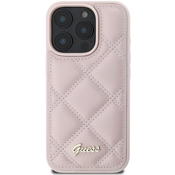 

Guess PU Leather Quilted Zadní Kryt pro iPhone 16 Pro Max Pink