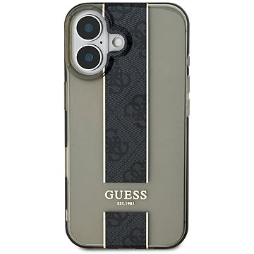

Guess IML Middle 4G Stripe Zadní Kryt pro iPhone 16 Black