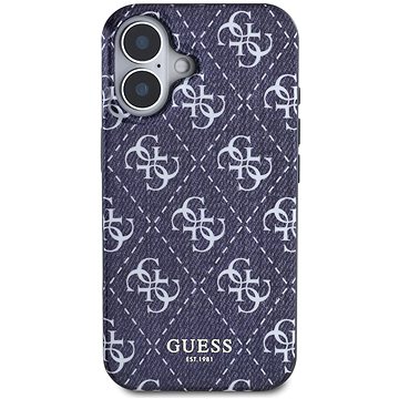 

Guess IML Denim Effect MagSafe Zadní Kryt pro iPhone 16 Dark Blue