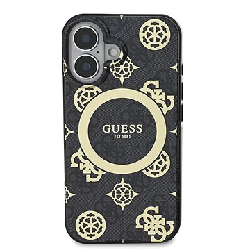 

Guess IML 4G Peony MagSafe Zadní Kryt pro iPhone 16 Black