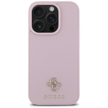 

Guess PU Grained 4G Small Metal Logo MagSafe Zadní Kryt pro iPhone 16 Pro Max Pink