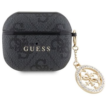 

Guess 4G Script PC/PU Charm Pouzdro pro AirPods 3 Black