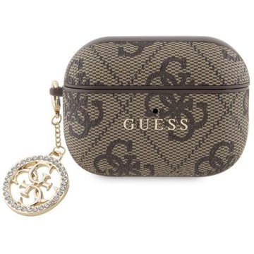 

Guess 4G Script PC/PU Charm Pouzdro pro AirPods Pro 2 Brown