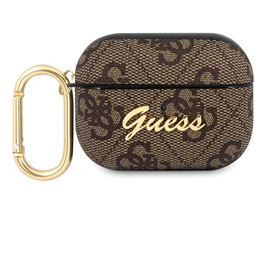 

Guess 4G Script PC/PU Pouzdro pro Apple Airpods Pro Brown