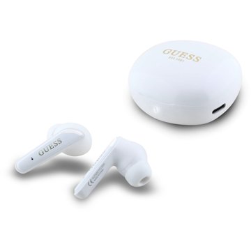 

Guess Glossy Classic Logo TWS White