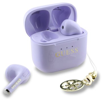 

Guess Classic Logo Charm TWS Purple