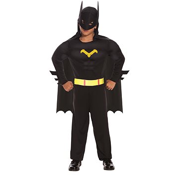 GUIRCA Dětský kostým Batboy Black hero Batman 5 - 6 let