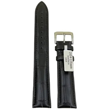 

GAIRA Řemínek na hodinky 3041 černý 20 mm