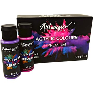 

Artmagico Sada akrylových barev Premium 10 ks