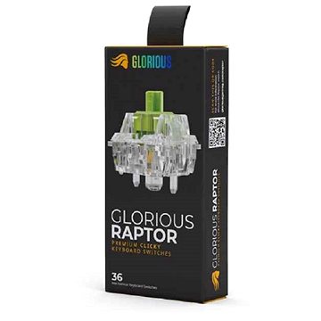 

Glorious Raptor Switch, mechanisch, 5-Pin, clicky, MX-Stem, 55g - 36 Pcs