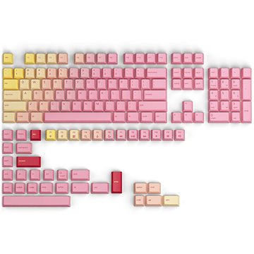 GLORIOUS GPBT Keycaps - Pink Grapefruit - Forge - US