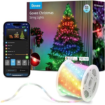 

Govee LED RGBIC osvětlení pro vánoční stromek 10m