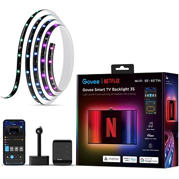 

Govee Backlight 3S Netflix TV 55-65 SMART LED podsvícení RGBICW
