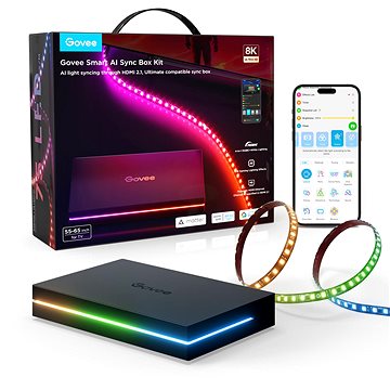 

Govee AI Sync Box 2 Smart TV RGBICW podsvětlení 55-65