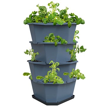 

Gusta Garden PAUL POTATO samozavlažovací truhlík 4vrstvý, modrý