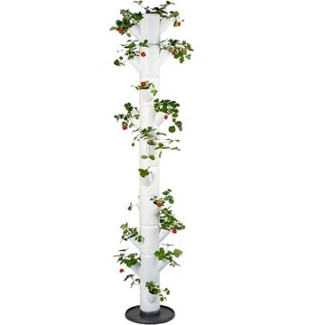 

Gusta Garden SISSI STRAWBERRY Infinity samozavlažovací truhlík 10 pater, bílý
