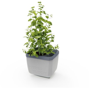 

Gusta Garden HERBS BUDDY samozavlažovací, světle šedý