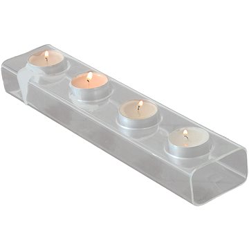

HD Home Design svícen na 4 svíčky sklo 4 x 33 x 7 cm