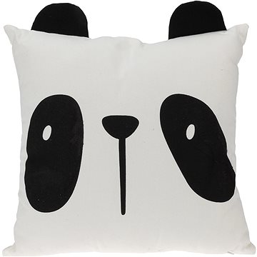 

H&L Dětský polštář Safari Panda 40 × 40 cm bílý