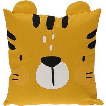 

H&L Dětský polštář Safari Tygr 40 × 40 cm žlutý
