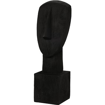 

H&L Socha Abstrakt Moai 42 cm černá matná