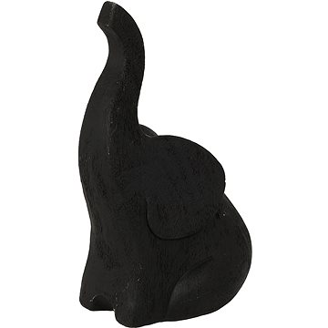 

H&L Soška Slon Up 17,5 cm černá matná