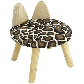

H&L Dětský taburet 27 × 27 cm, panter