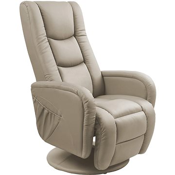 

BELIANI kožené černé vintage křeslo CHESTERFIELD, 56470