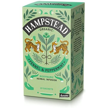 

Hampstead Tea BIO Fenyklový čaj s mátou 20 ks