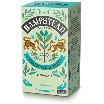 

Hampstead Tea BIO Zelený čaj s mátou a lékořicí 20 ks