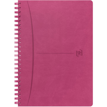 OXFORD Signature A5, 80 listů, čtverečkovaný, růžový