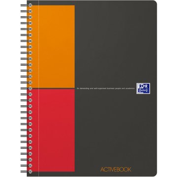 

OXFORD International ActiveBook B5, 80 listů, čtverečkovaný