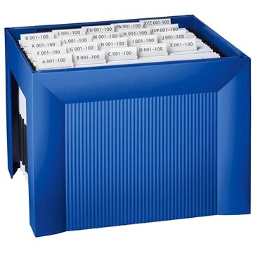 

HAN Box na závěsné desky A4, plastový, modrý