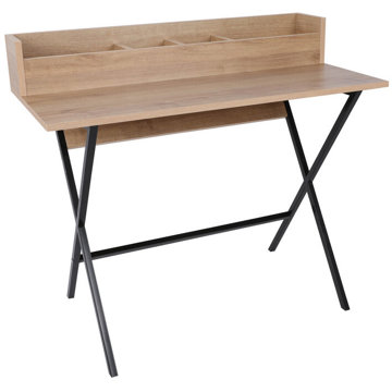 

Hanah Home Make-Up Table Cusco Walnut Black