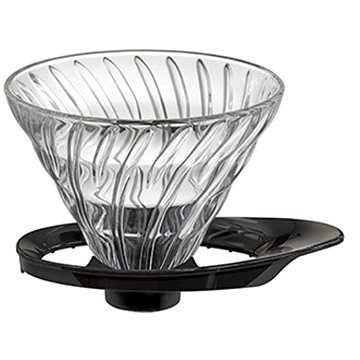 

Hario Dripper V60-02, skleněný, černý