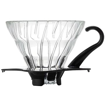 

Hario Dripper V60-01, skleněný, černý