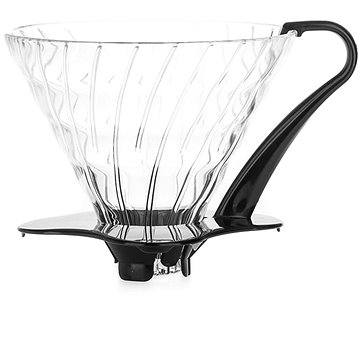 

Hario Dripper V60-03, skleněný, černý