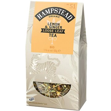 

Hampstead Tea BIO sypaná bylinná směs se zázvorem a citronem 100g