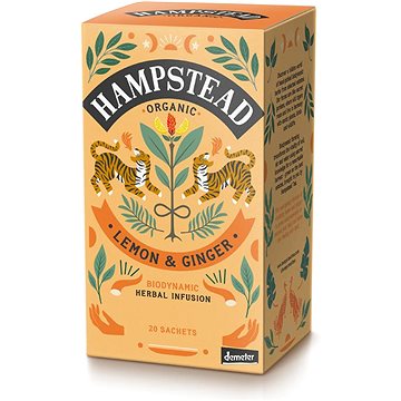 

Hampstead Tea BIO citrónový čaj se zázvorem 20ks