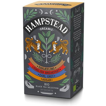 

Hampstead Tea BIO selekce černých čajů 20ks