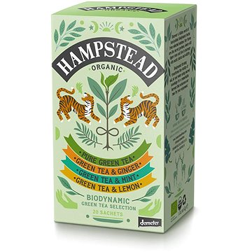 

Hampstead Tea BIO selekce zelených čajů 20ks