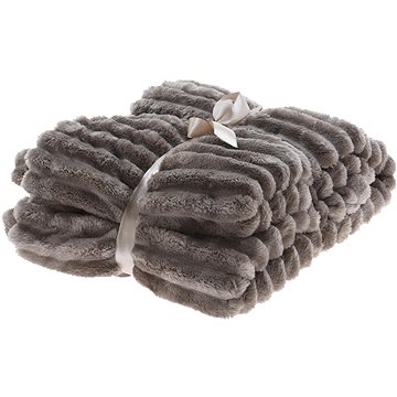 

H&L Deka/přikrývka RIBBED 130 × 150 cm,šedá