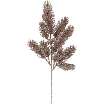 

H&L Vánoční dekorace - větvička borovice, zlatá, 37 cm
