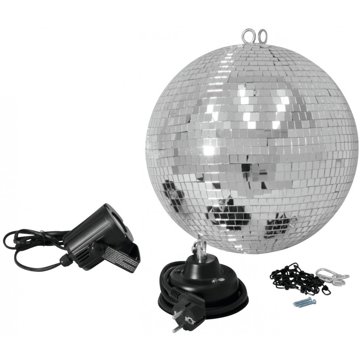 

Eurolite Set LED zrcadlová koule 30 cm, 6000K