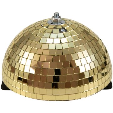 

EUROLITE Motorizovaná disko polokoule, průměr 20 cm, zlatá