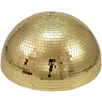 

EUROLITE Motorizovaná disko polokoule, průměr 40 cm, zlatá