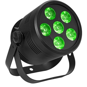 

Eurolite LED Silent PAR reflektor 6 QCL floor, černý