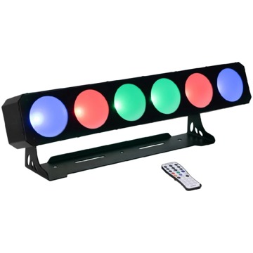 

Eurolite LED BAR 6x30W COB RGB DMX, světelná lišta