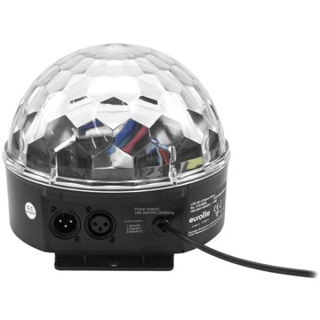 

Eurolite LED Half Ball 6x 1W RGBAW DMX, paprskový efekt